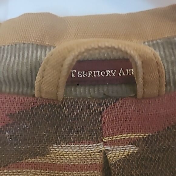 Vintage Territory Ahead Canvas Chore Coat Aztec Blanket Lined  Men's Size XXL - Picture 10 of 14